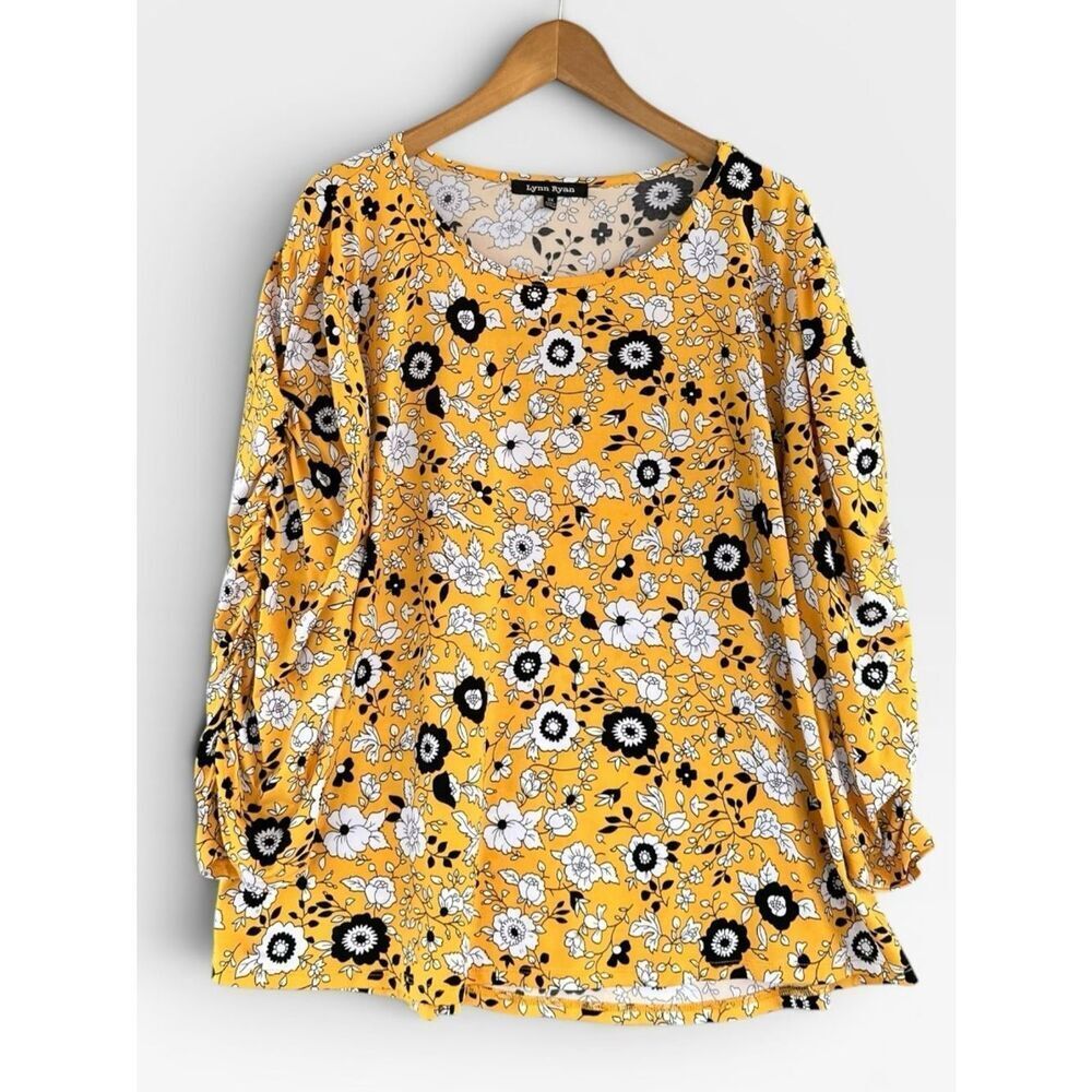 🎉5 for $45🎉 Lynn Ryan top blouse shirt size 3X